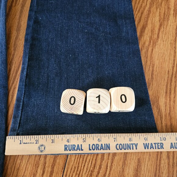 Spanx Clean Indigo Bootcut Trouser Jeans Women Size Medium Denim Stretch Shaping - Picture 7 of 13